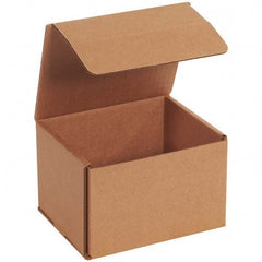 Made in USA - Pack of (50), 5" Wide x 6" Long x 4" High Corrugated Shipping Boxes - Apex Tool & Supply