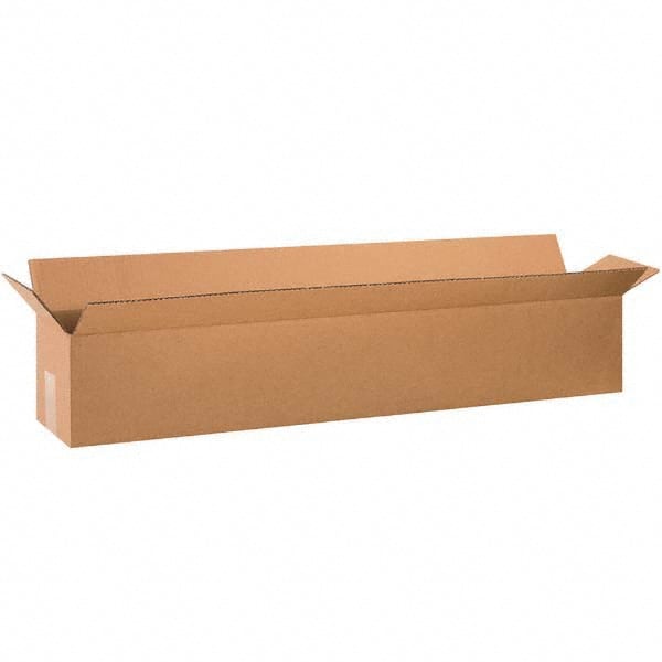 Made in USA - Pack of (5), 10" Wide x 60" Long x 10" High Corrugated Shipping Boxes - Apex Tool & Supply