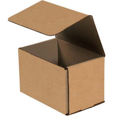 Made in USA - Pack of (50), 5" Wide x 5" Long x 5" High Corrugated Shipping Boxes - Apex Tool & Supply