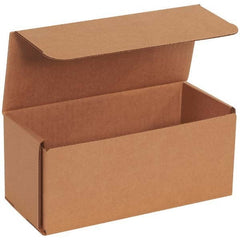 Made in USA - Pack of (50), 4" Wide x 9" Long x 4" High Corrugated Shipping Boxes - Apex Tool & Supply