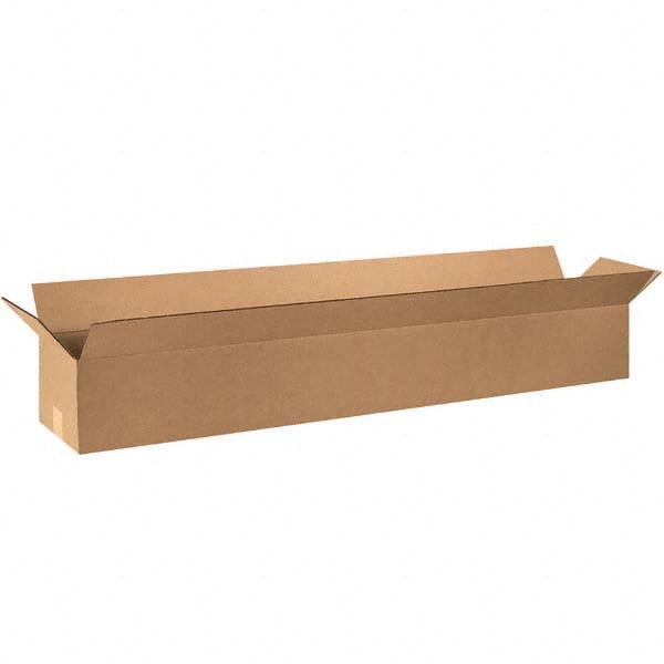 Made in USA - Pack of (15), 8" Wide x 60" Long x 8" High Corrugated Shipping Boxes - Apex Tool & Supply