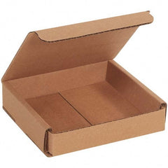 Made in USA - Pack of (50), 5" Wide x 5" Long x 1" High Corrugated Shipping Boxes - Apex Tool & Supply