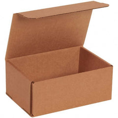 Made in USA - Pack of (50), 6" Wide x 7" Long x 3" High Corrugated Shipping Boxes - Apex Tool & Supply