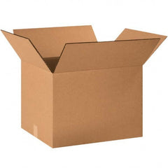Made in USA - Pack of (15), 16" Wide x 20" Long x 12" High Corrugated Shipping Boxes - Apex Tool & Supply