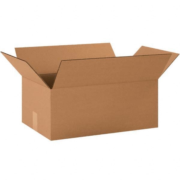 Made in USA - Pack of (25), 13" Wide x 19" Long x 10" High Corrugated Shipping Boxes - Apex Tool & Supply