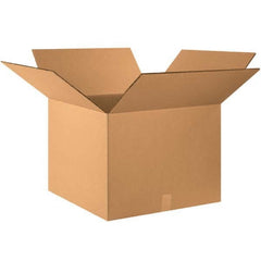 Made in USA - Pack of (10), 22" Wide x 22" Long x 16" High Corrugated Shipping Boxes - Apex Tool & Supply