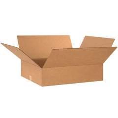 Made in USA - Pack of (15), 23" Wide x 25-1/4" Long x 5" High Corrugated Shipping Boxes - Apex Tool & Supply