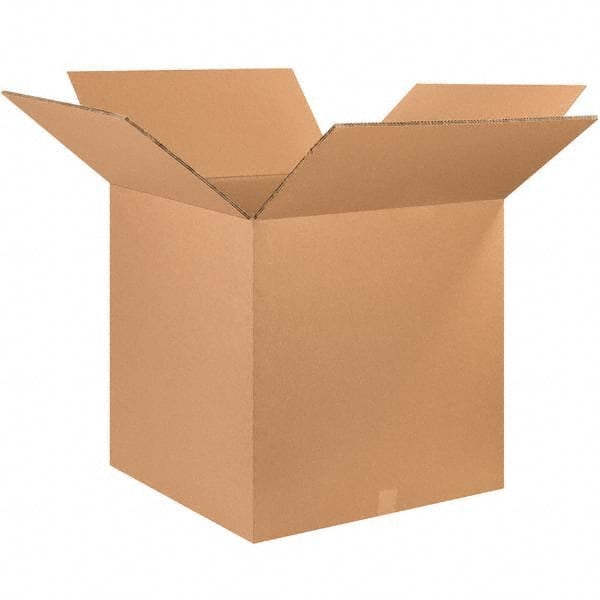 Made in USA - Pack of (5), 25" Wide x 25" Long x 25" High Corrugated Shipping Boxes - Apex Tool & Supply