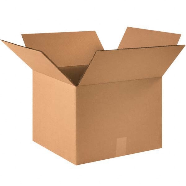 Made in USA - Pack of (15), 16" Wide x 16" Long x 14" High Heavy Duty Corrugated Boxes - Apex Tool & Supply