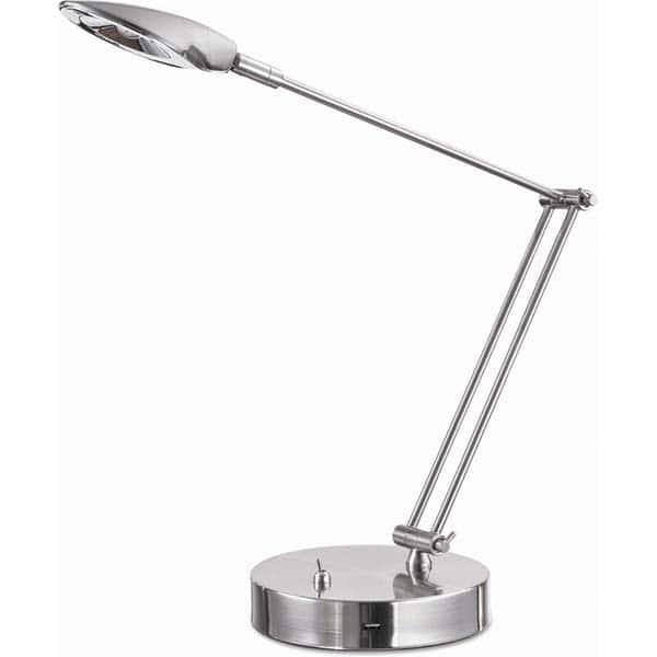 ALERA - Task Lights Fixture Type: Desk Color: Brushed Nickel - Apex Tool & Supply