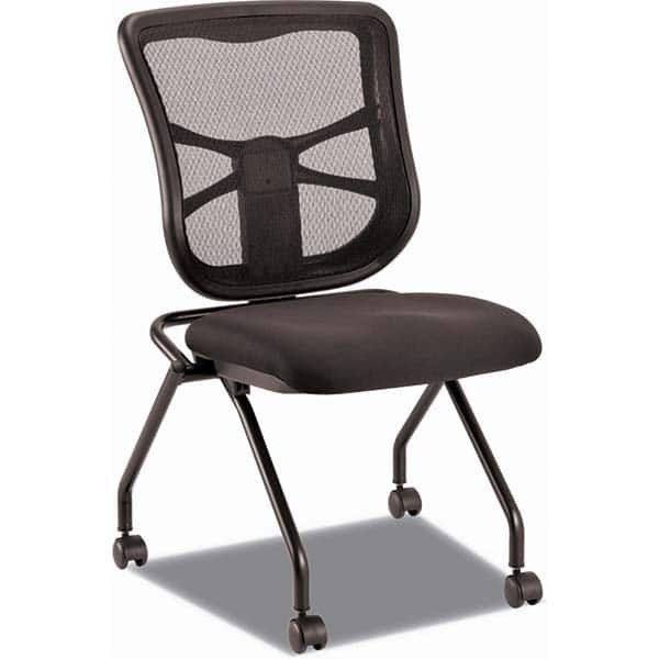 ALERA - Folding Chairs Material: Fabric Color: Black - Apex Tool & Supply