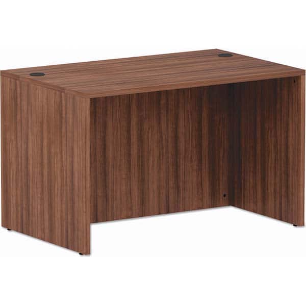 ALERA - Office Desks Type: Straight Front Desk Shell Color: Modern Walnut - Apex Tool & Supply