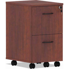 ALERA - File Cabinets & Accessories Type: Vertical Pedestal w/Wheels Number of Drawers: 2 - Apex Tool & Supply