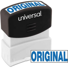 UNIVERSAL - Pre-inked Stock Stamps Type: Message Message: ORIGINAL - Apex Tool & Supply