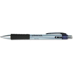 UNIVERSAL - Pens & Pencils Type: Comfort Grip Retractable Pen Color: Black - Apex Tool & Supply