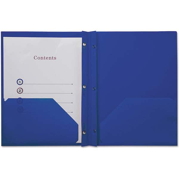 UNIVERSAL - Portfolios, Report Covers & Pocket Binders Three Hole Report Cover Type: Report Cover-Tang/Prong Binding Width (Inch): 9.84 - Apex Tool & Supply