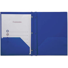 UNIVERSAL - Portfolios, Report Covers & Pocket Binders Three Hole Report Cover Type: Report Cover-Tang/Prong Binding Width (Inch): 9.84 - Apex Tool & Supply