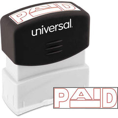 UNIVERSAL - Pre-inked Stock Stamps Type: Message Message: PAID - Apex Tool & Supply
