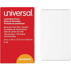 UNIVERSAL - Laminator Accessories Type: Laminating Pouch - Apex Tool & Supply