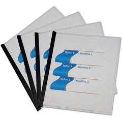 UNIVERSAL - Portfolios, Report Covers & Pocket Binders Three Hole Report Cover Type: Report Cover w/ Binding Bars Width (Inch): 11.22 - Apex Tool & Supply