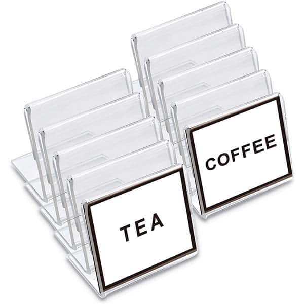 UNIVERSAL - Sign Holders & Frames Type: Mini Table Top Sign Sign Height Compatibility (Inch): 2 - Apex Tool & Supply