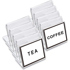 UNIVERSAL - Sign Holders & Frames Type: Mini Table Top Sign Sign Height Compatibility (Inch): 2 - Apex Tool & Supply