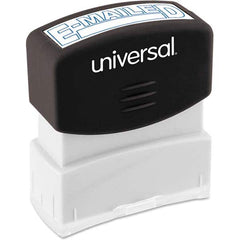 UNIVERSAL - Pre-inked Stock Stamps Type: Message Message: E-MAILED - Apex Tool & Supply