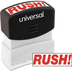 UNIVERSAL - Pre-inked Stock Stamps Type: Message Message: RUSH - Apex Tool & Supply
