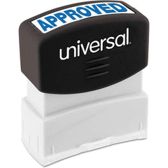 UNIVERSAL - Pre-inked Stock Stamps Type: Message Message: APPROVED - Apex Tool & Supply