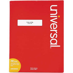UNIVERSAL - Labels, Ribbons & Tapes Type: Multipurpose Color: White - Apex Tool & Supply