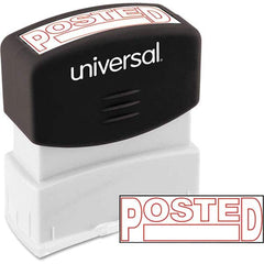 UNIVERSAL - Pre-inked Stock Stamps Type: Message Message: POSTED - Apex Tool & Supply