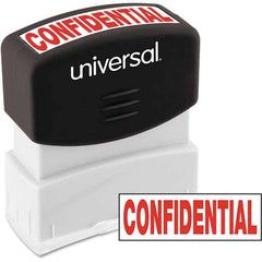 UNIVERSAL - Pre-inked Stock Stamps Type: Message Message: CONFIDENTIAL - Apex Tool & Supply