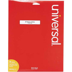 UNIVERSAL - Labels, Ribbons & Tapes Type: File Folder Label Color: White - Apex Tool & Supply