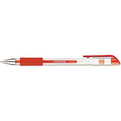 UNIVERSAL - Pens & Pencils Type: Comfort Grip Stick Pen Color: Red - Apex Tool & Supply