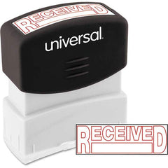 UNIVERSAL - Pre-inked Stock Stamps Type: Message Message: RECEIVED - Apex Tool & Supply