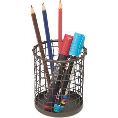 UNIVERSAL - Desktop File Organizers Type: Pencil Cup Color: Bronze - Apex Tool & Supply