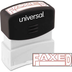 UNIVERSAL - Pre-inked Stock Stamps Type: Message Message: FAXED - Apex Tool & Supply