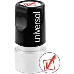 UNIVERSAL - Pre-inked Stock Stamps Type: Message Message: CHECK MARK (ICON) - Apex Tool & Supply