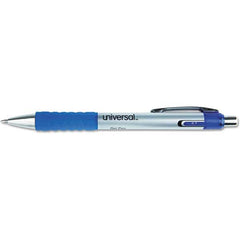UNIVERSAL - Pens & Pencils Type: Comfort Grip Retractable Pen Color: Blue - Apex Tool & Supply