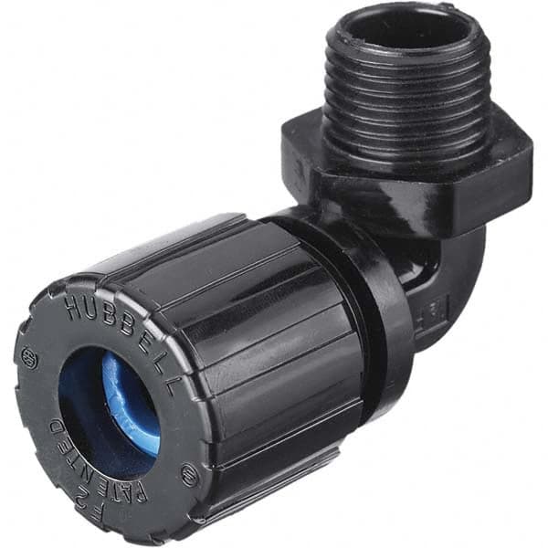 Hubbell Wiring Device-Kellems - 0.38 to 0.5" General Elbow Strain Relief Cord Grip - Apex Tool & Supply