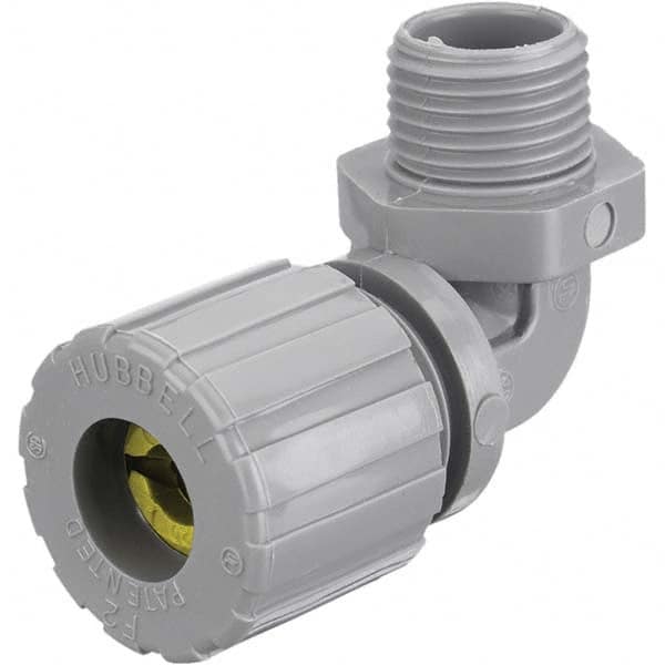 Hubbell Wiring Device-Kellems - 0.63 to 0.75" Liquidtight Elbow Strain Relief Cord Grip - Apex Tool & Supply