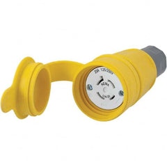 Hubbell Wiring Device-Kellems - 125/250 VAC 20A NEMA L14-20P Industrial Twist Lock Plug - Apex Tool & Supply