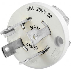 Hubbell Wiring Device-Kellems - 3-Phase Delta 250 VAC 30A NEMA L15-30P Industrial Twist Lock Plug - Apex Tool & Supply