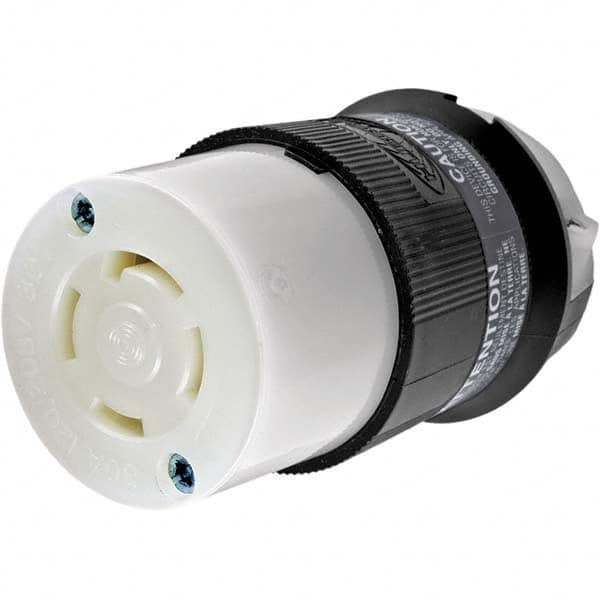 Hubbell Wiring Device-Kellems - 3-Phase Wye 120/208 VAC 30A NEMA L18-30R Industrial Twist Lock Connector - Apex Tool & Supply