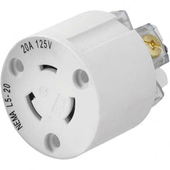 Hubbell Wiring Device-Kellems - 125V 20A NEMA L5-20R Industrial Twist Lock Connector - Apex Tool & Supply
