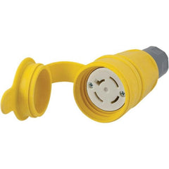 Hubbell Wiring Device-Kellems - 3-Phase 120/208 VAC 20A NonNEMA Industrial Twist Lock Connector - Apex Tool & Supply