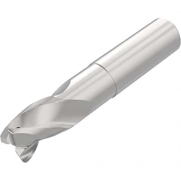 Niagara Cutter - 3/4", 1" LOC, 3/4" Shank Diam, 4" OAL, 3 Flute Solid Carbide Square End Mill - Apex Tool & Supply
