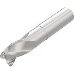 Niagara Cutter - 1", 1-1/4" LOC, 1" Shank Diam, 4" OAL, 3 Flute Solid Carbide Square End Mill - Apex Tool & Supply