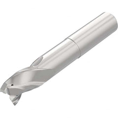 Niagara Cutter - 3/4", 1" LOC, 3/4" Shank Diam, 4-1/2" OAL, 3 Flute Solid Carbide Square End Mill - Apex Tool & Supply