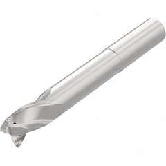 Niagara Cutter - 1/2", 3/4" LOC, 1/2" Shank Diam, 4-1/2" OAL, 3 Flute Solid Carbide Square End Mill - Apex Tool & Supply